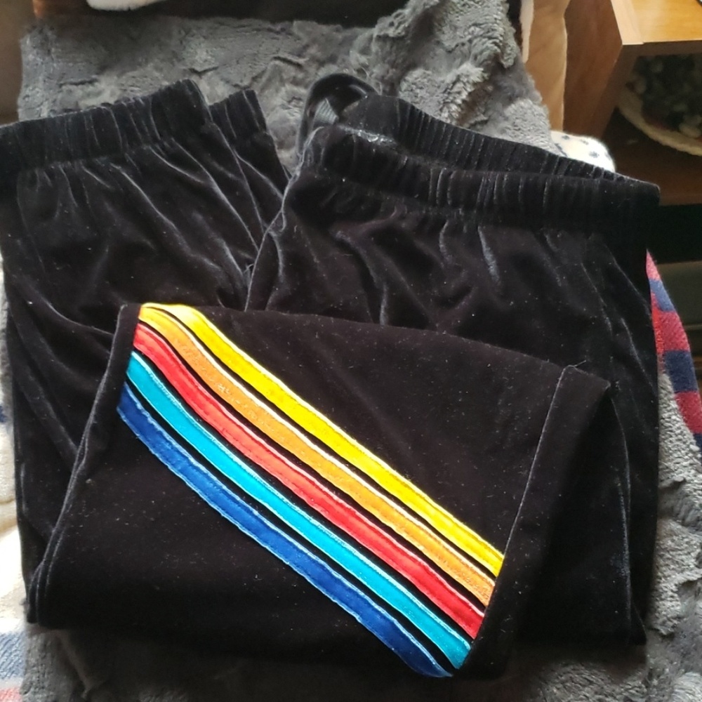 Velvet joggers